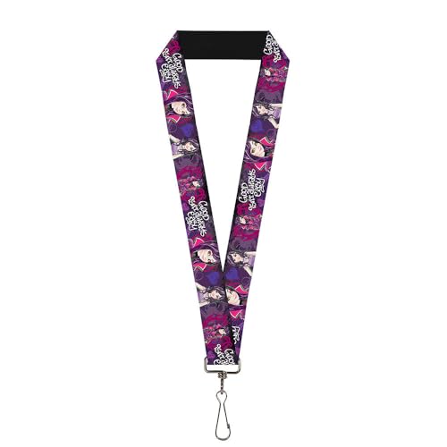 Buckle-Down Unisex-Erwachsene Lanyard-1.0-Descendants Mal 3-Poses Good Isn't Always/he Schlüsselanhänger, Mehrfarbig, Einheitsgröße von Buckle-Down