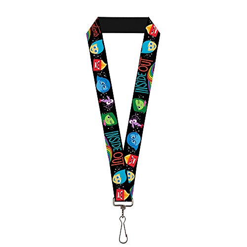 Buckle-Down Unisex-Erwachsene Lanyard-1.0-Inside Out/Emotion Expressions/Every Day is Schlsselanhnger, Mehrfarbig, Einheitsgröße von Buckle-Down