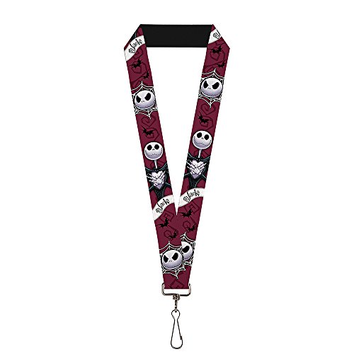 Buckle-Down Unisex-Erwachsene Lanyard-1.0-Nightmare Before Christmas Jack Face/Corpse Schlsselanhnger, Mehrfarbig, Einheitsgröße von Buckle-Down