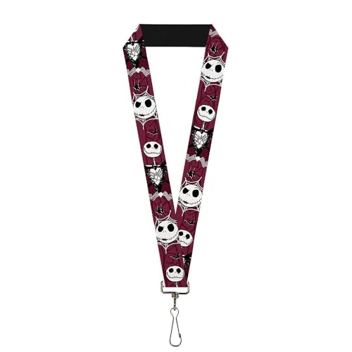 Buckle Down Unisex-Erwachsene Lanyard-1.0-Nightmare Before Christmas Jack Face Schlsselanhnger, Mehrfarbig, Einheitsgröße von Buckle-Down