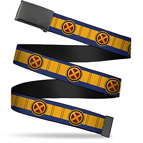 Buckle-Down Unisex Erwachsene Web X-men Cyclops 3,2 cm Gürtel X-men Cyclops 3,25 cm breit – passend bis Hosengröße 42 US von Buckle-Down
