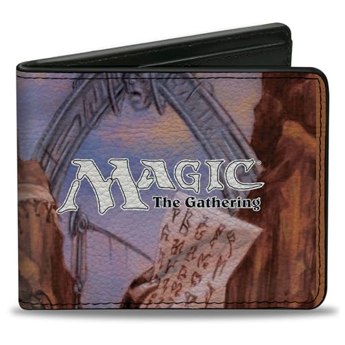 Buckle-Down Wizards of the Coast Wallet Bifold Magic the Gathering Tempest Remastered Intuition Card Image Vegan Leather von Buckle-Down