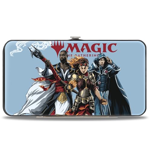 Buckle-Down Wizards of the Coast Wallet Hinged Magic Three Planeswalker Group Pose and Title Logo Light Blue Vegan Leather Buckle-Down Wizards of the Coast Wallet Hinged Magic Three Planeswalker Group Pose and Title Logo Light Blue Vegan Leather von Buckle-Down