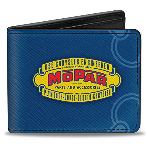 Buckle Down unisex - erwachsene Wallet Mopar 1937-1947 Logo-use Chrysler Engineered Mopar Pa Zweifalten-Geldbörse - mehrfarbig - von Buckle-Down