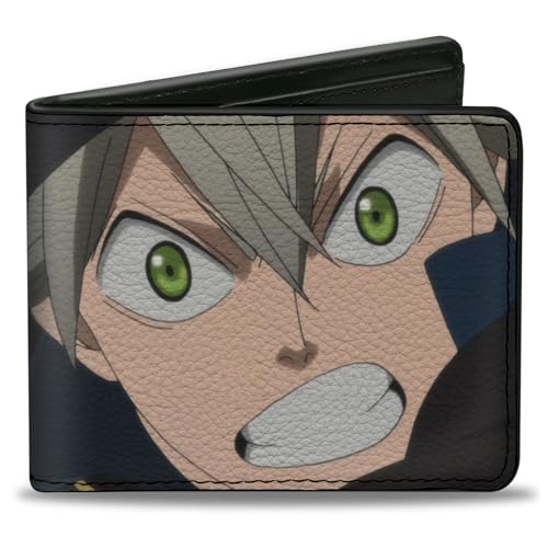 Crunchyroll Wallet Bifold Black Clover Asta Training Pose Close-Up Vegan Leder von Buckle-Down