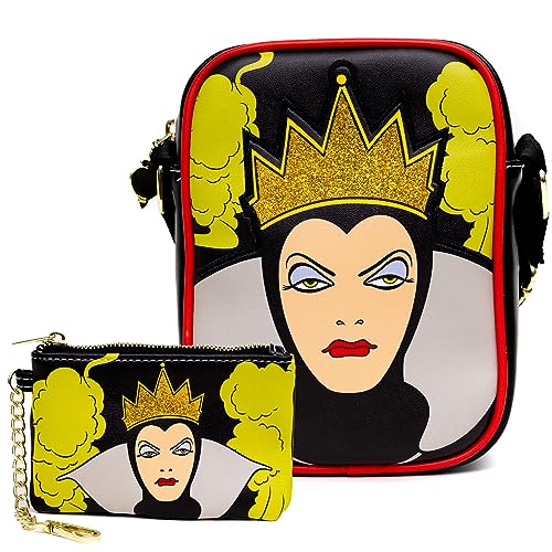 Disney Tasche und Geldbörse Combo, Snow Whites Evil Queen Kessel Pose Close Up, veganes Leder, Disney Tasche und Geldbörse Combo, Snow Whites Evil Queen Kessel Pose Close Up, veganes Leder von Buckle-Down