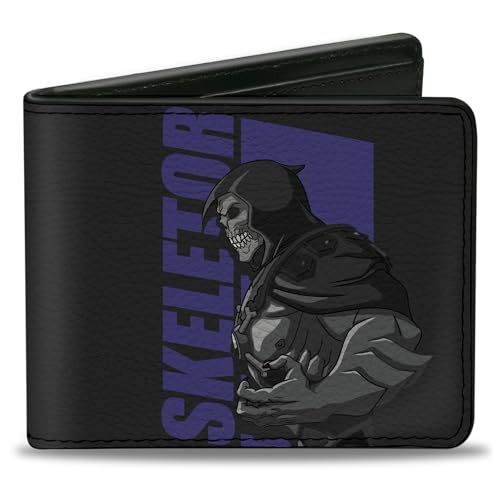 Masters of the Universe Wallet Bifold Masters of the Universe He Man and Skeletor Text Poses Black Vegan Leather, Schwarz, 4.0" x 3.5", Casual Masters of the Universe Wallet Bifold Masters of the Universe He Man and Skeletor Text Poses Black Vegan Leather, Schwarz, 4.0" x 3.5", Casual von Buckle-Down