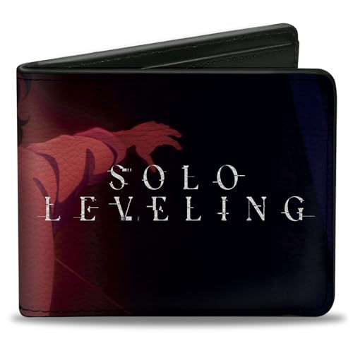 Solo Leveling Wallet Bifold Solo Leveling Choi Yoora Pose und Title Logo Vegan Leder von Buckle-Down