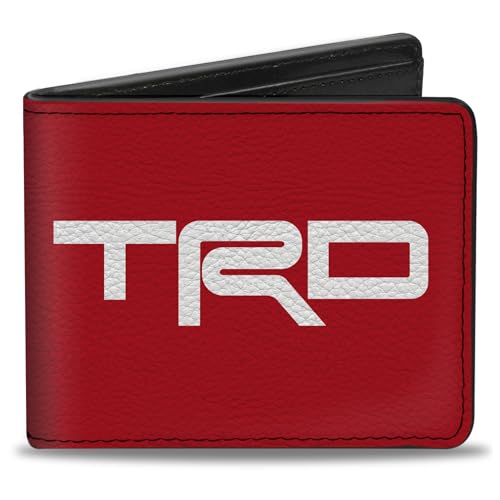 Toyota Wallet Bifold Toyota Racing Development TRD Logo Rot Weiß Veganes Leder von Buckle-Down