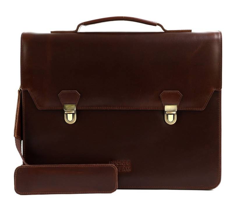 Buckle & Seam Aktentasche Briefcase, aus echtem Rindsleder von Buckle & Seam