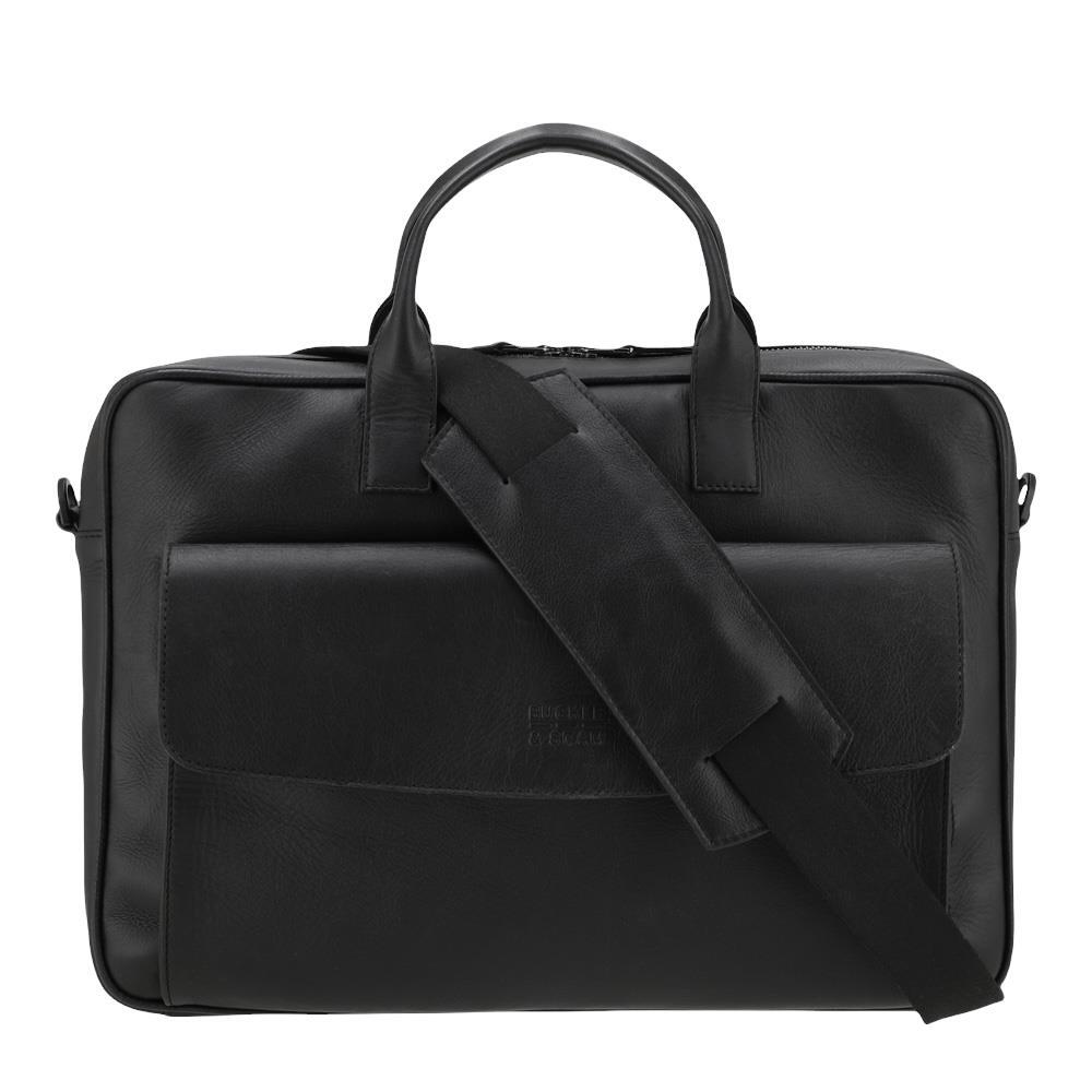 Buckle & Seam - Aktentasche Briefcase Black Schwarz von Buckle & Seam