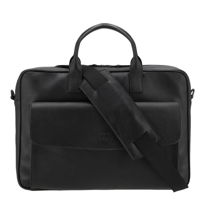 Buckle & Seam - Aktentasche Briefcase Black Schwarz von Buckle & Seam