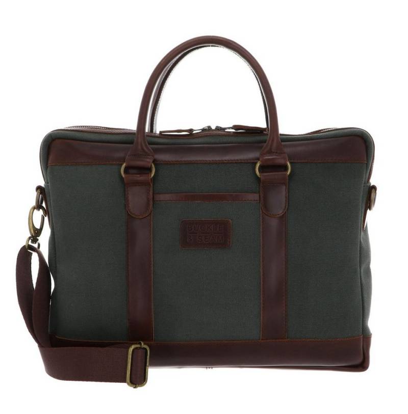 Buckle & Seam Aktentasche Business Briefcase, aus echtem Rindsleder von Buckle & Seam