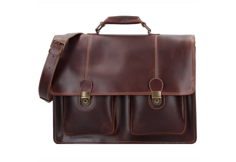 Buckle & Seam Aktentasche Nevada, Leder von Buckle & Seam