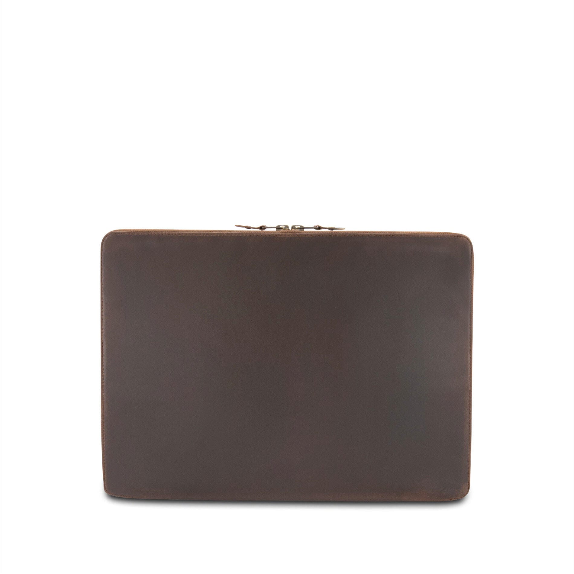 Buckle & Seam - Buckle & Seam Leder Dokumentenmappe Ralph - Braun / Dots Koffer24 von Buckle & Seam