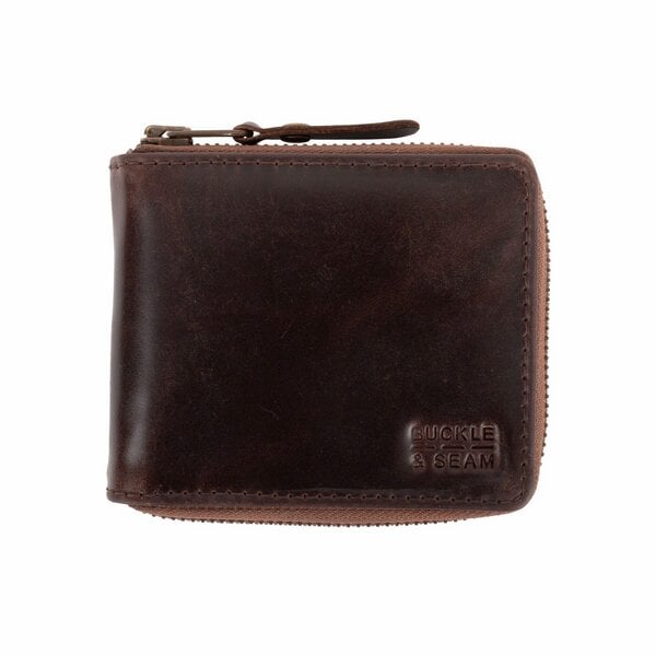 Buckle & Seam Leder Portemonnaie Grind von Buckle & Seam