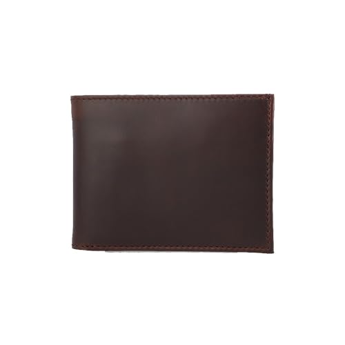 Buckle & Seam Portemonnaie Bill | Hochwertiges Leder | Geldbörse | Geldbeutel | (Braun) von Buckle & Seam