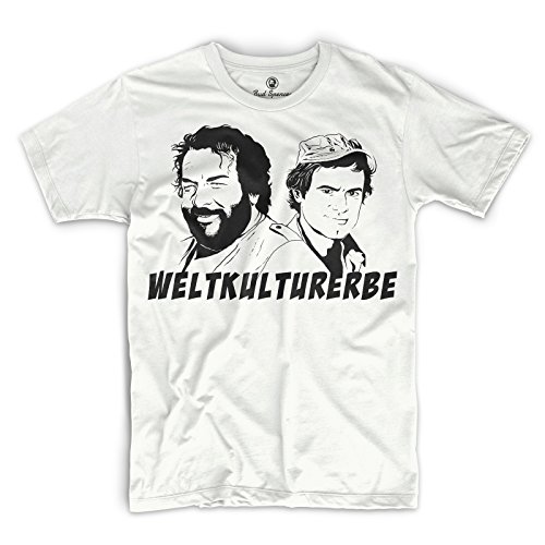 Bud Spencer® Herren Weltkulturerbe T-Shirt (Weiss) (5XL) von Bud Spencer