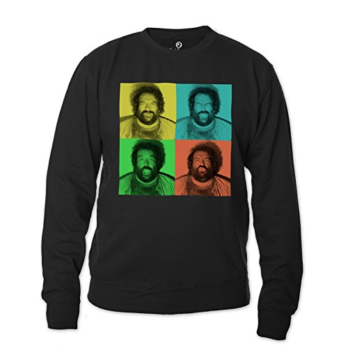 Bud Spencer Herren B.Joe Fotoautomat Sweatshirt (schwarz) (3XL) von Bud Spencer