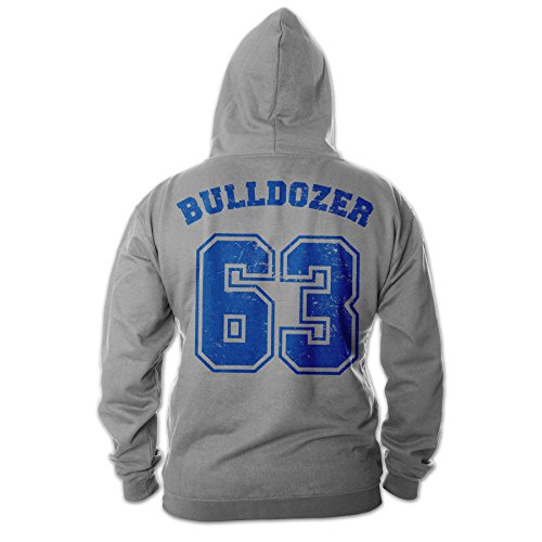 Bud Spencer Herren Bulldozer 63 Hoodie (grau) (3XL) von Bud Spencer