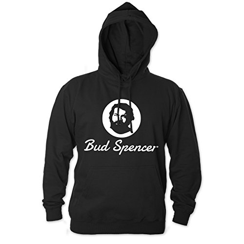 Bud Spencer Herren Official Logo Hoodie (schwarz) (XL) von Bud Spencer