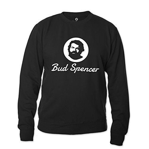 Bud Spencer Herren Official Logo Sweatshirt (schwarz) (L) von Bud Spencer