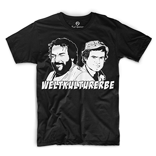 Bud Spencer® Herren Weltkulturerbe T-Shirt (schwarz) (L) von Bud Spencer