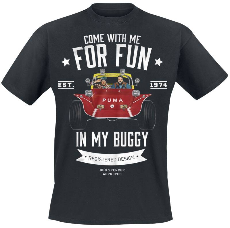 Bud Spencer Buggy T-Shirt schwarz in 4XL von Bud Spencer