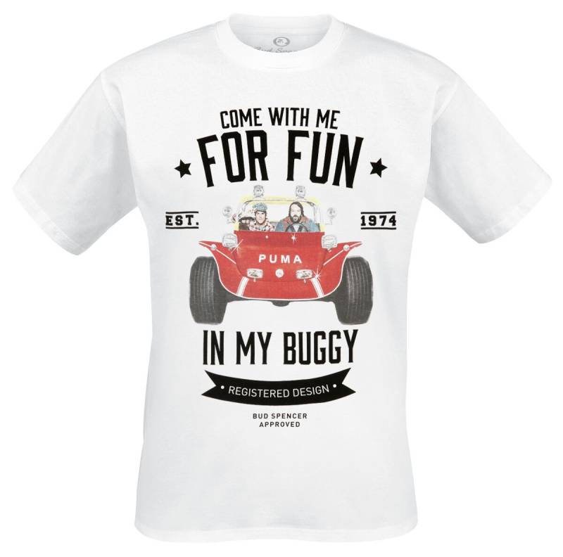 Bud Spencer Buggy T-Shirt weiß in XXL von Bud Spencer