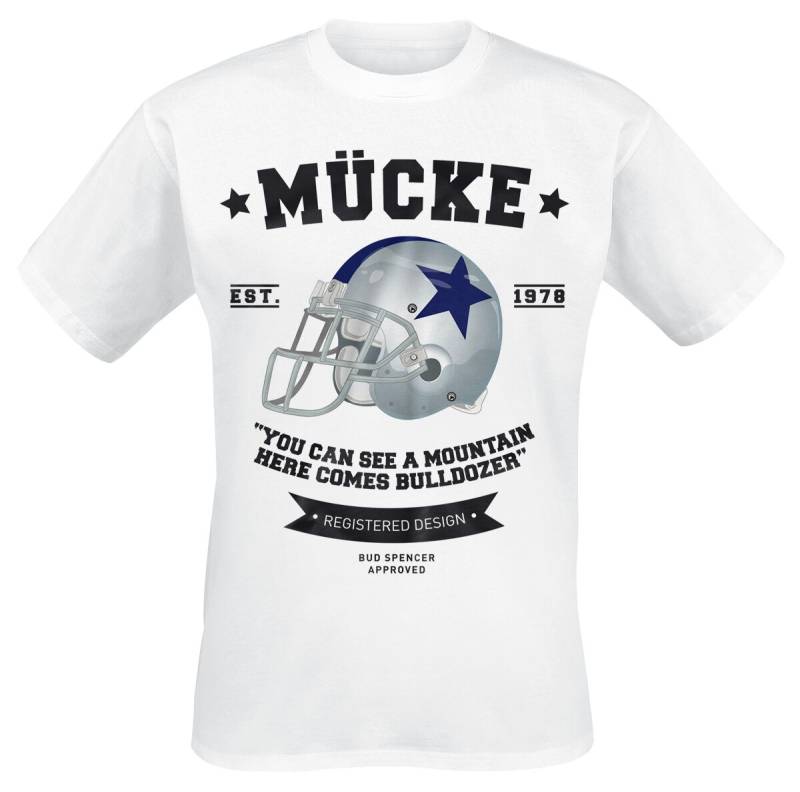Bud Spencer Mücke T-Shirt weiß in 4XL von Bud Spencer