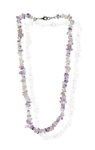 Budawi® Ametrin Kette Halskette Splitter 45 cm Karabiner Verschluss von Budawi