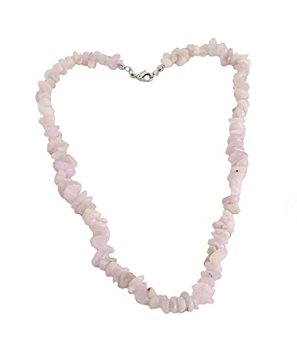 Budawi® Kunzit Kette Halskette Splitter 45 cm Karabiner Verschluss von Budawi