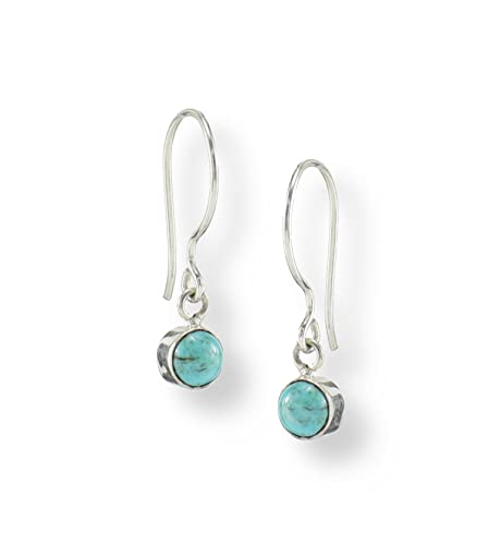 Budawi® echte Arizona Türkis Ohrringe Ohrhänger 925er Silber Ohrschmuck von Budawi
