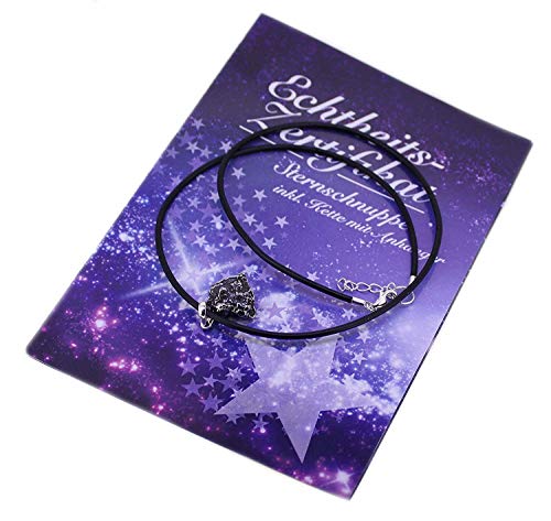 Budawi Geschenkset Sternschnuppe echter Meteorit Anhänger mit Kette und Zertifikat in Geschenkbox als Geschenk zur Geburt Taufe Geburtstagsgeschenk Glücksbringer Budawi Geschenkset Sternschnuppe echter Meteorit Anhänger mit Kette und Zertifikat in Geschenkbox als Geschenk zur Geburt Taufe Geburtstagsgeschenk Glücksbringer von Budawi
