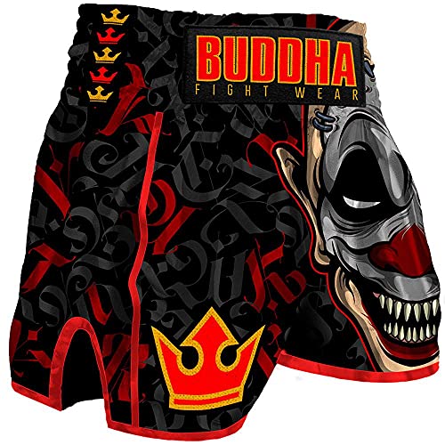 Buddha Fight Wear. Retro-Crew-Shorts, speziell für Kickboxen, Muay Thai, K1 oder Jede Art von Kontaktsportarten von Buddha Fight Wear