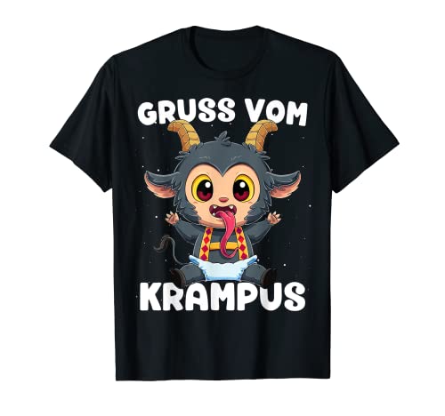 Kawaii Evil Baby Krampus Germanische Weihnachten Dämon Horror T-Shirt von Buddy Tees