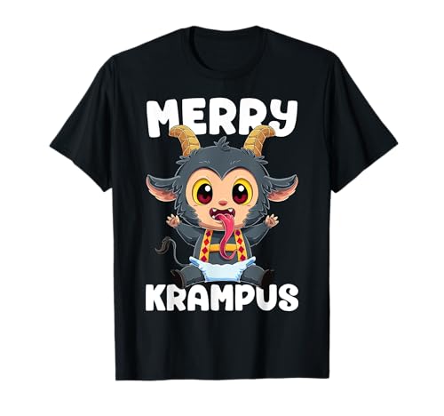 Kawaii Evil Baby Krampus Germanische Weihnachten Dämon Horror T-Shirt von Buddy Tees