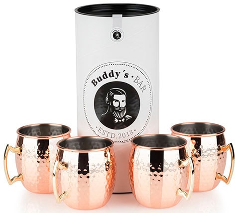 Buddys Becher "Buddy´s Bar", (Set, 4 tlg.) von Buddy's