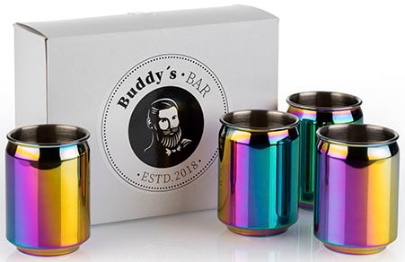 Buddys Becher "Can" 350 ml, 4-teilig von Buddy's