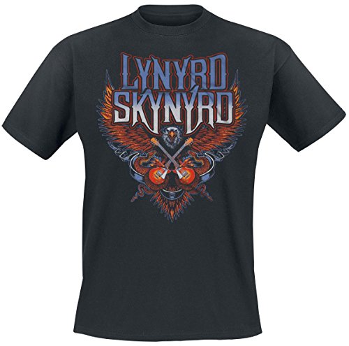 Lynyrd Skynyrd Crossed Guitars T-Shirt schwarz L von Buddy&Max
