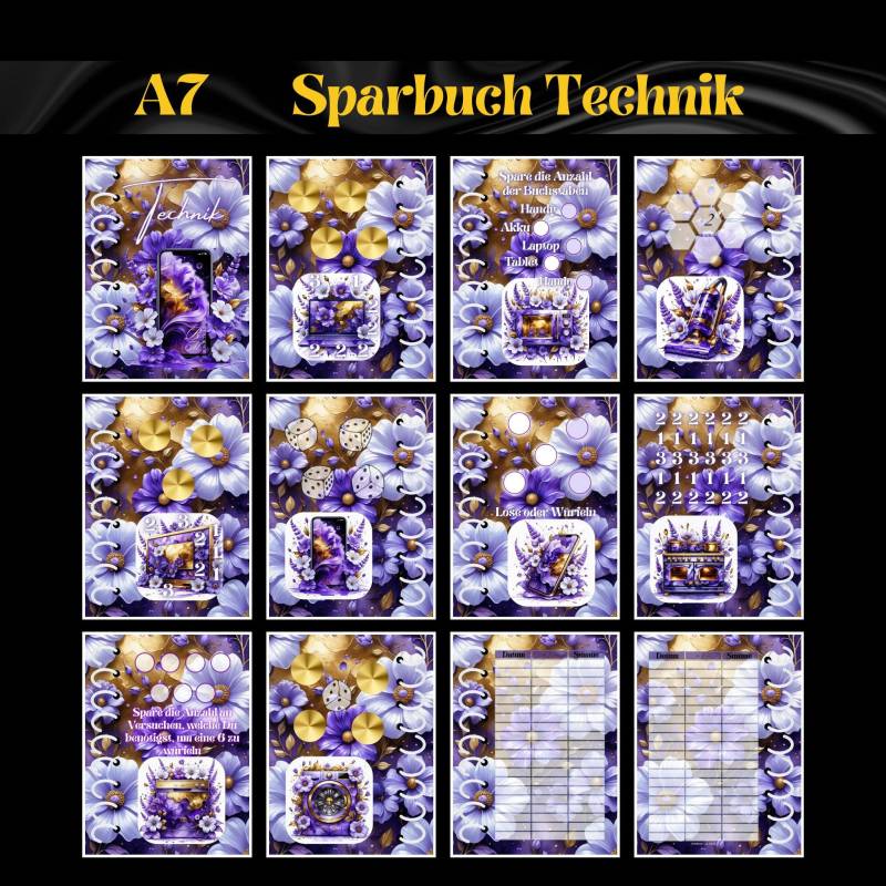 A7 Sparbuch Technik von BudgetMagic