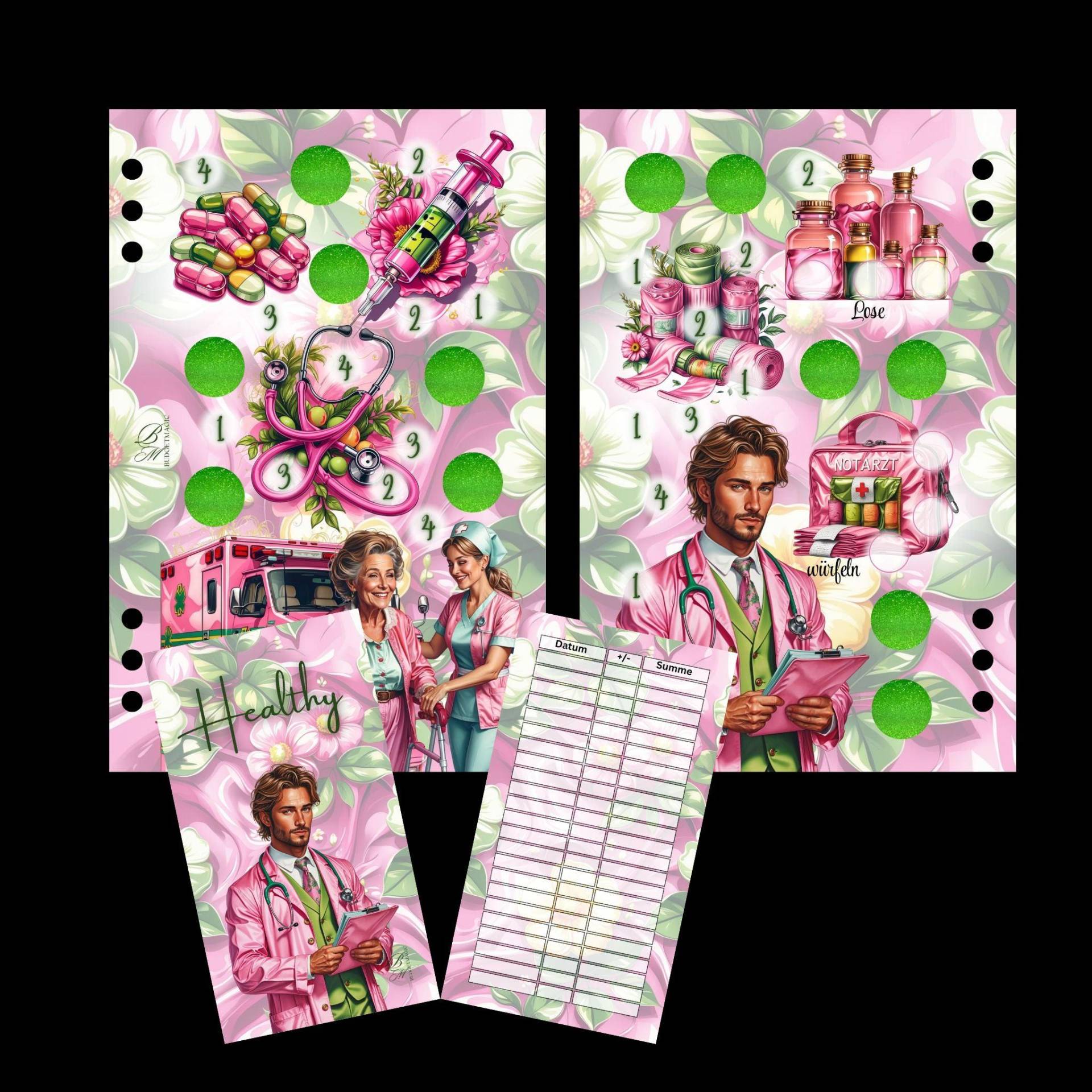 Healthy Folierte Sparchallenge von BudgetMagic