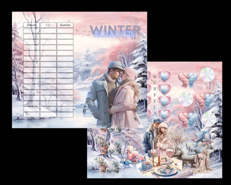 Klappkarte Winter Romantic Klappkarte Winter Romantic von BudgetMagic