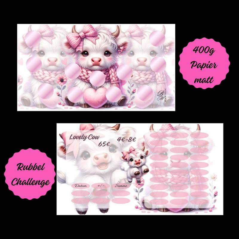 Lovely Cow Rubbelchallenge von BudgetMagic