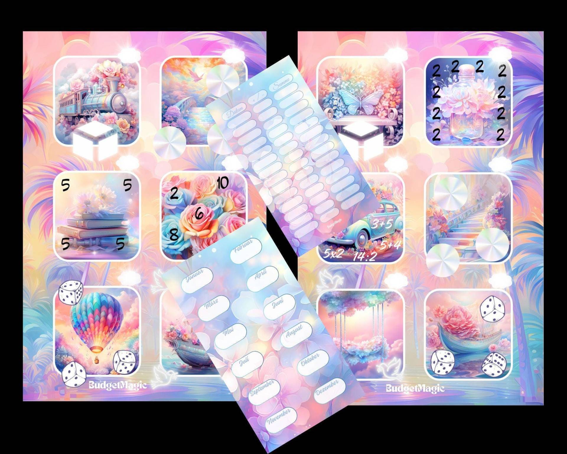 Mini Jahreschallenge Rainbow von BudgetMagic