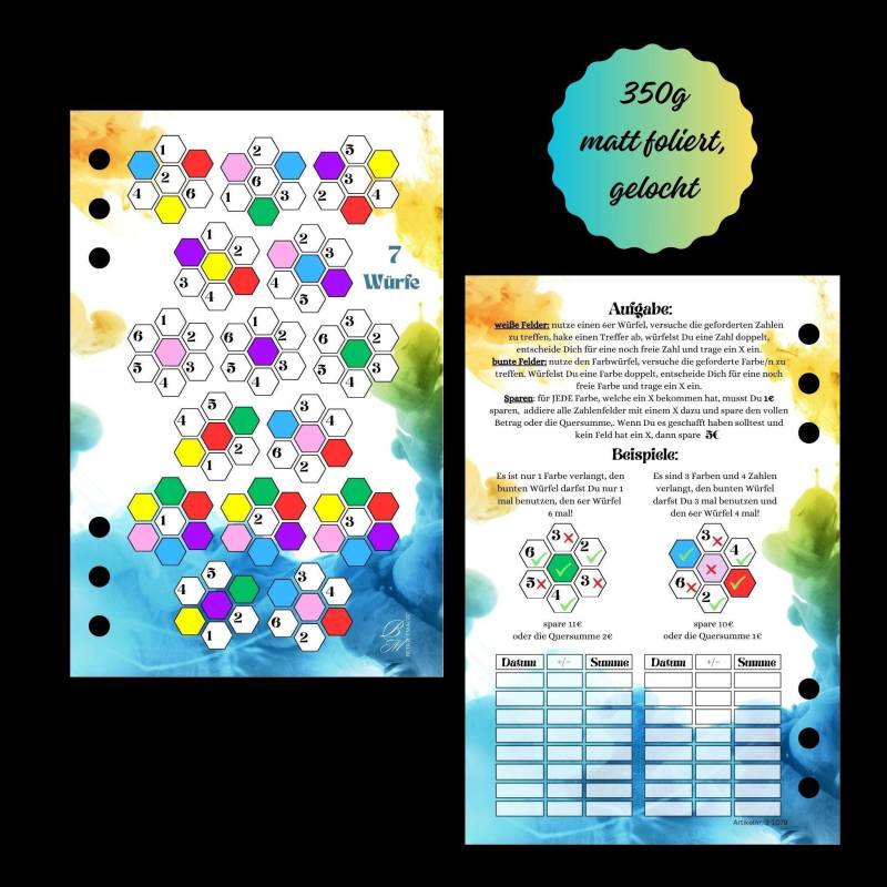 Sieben Würfe Folierte Challenge von BudgetMagic
