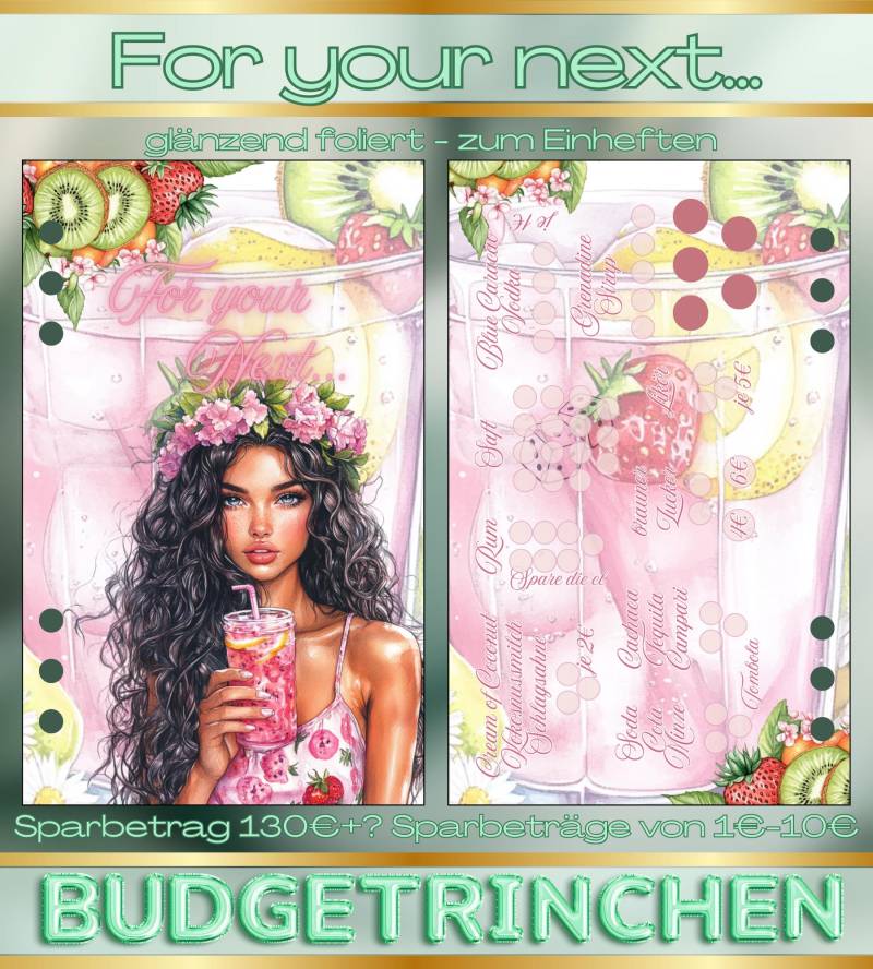 For Your Next.. - Folierte Urlaubschallenge Inkl.tracker Und 6 Kärtchen Mit Hülle von BudgetRinchen