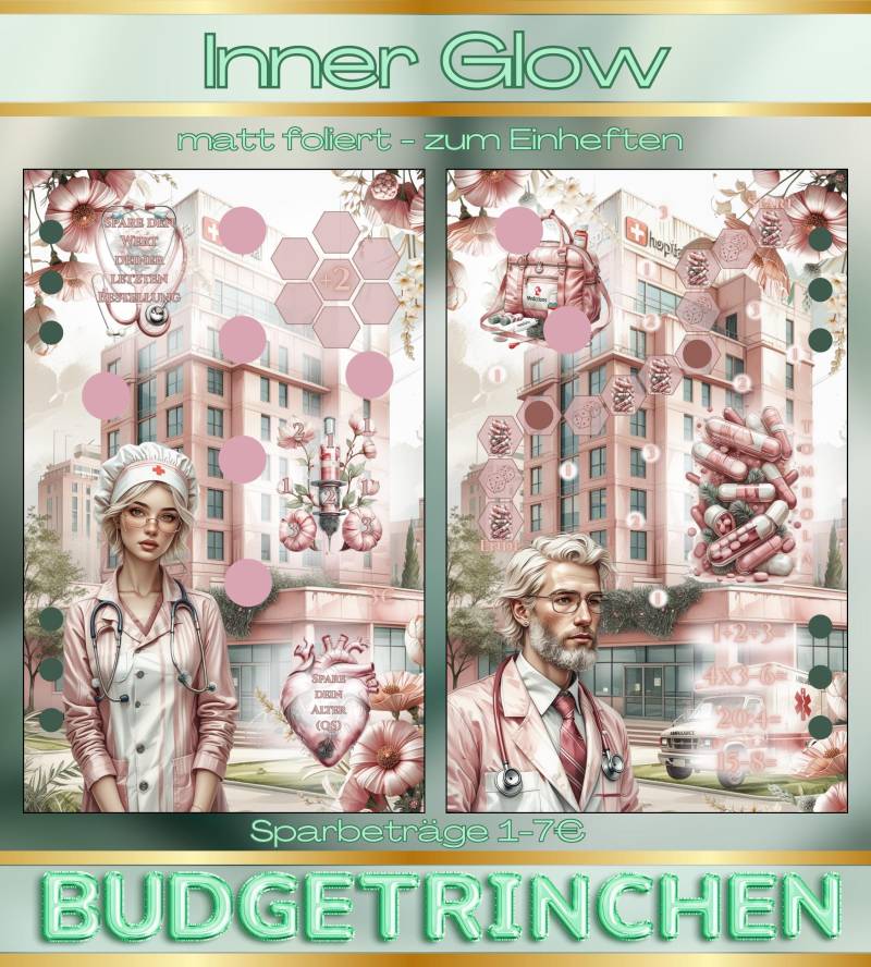 Inner Glow - Matt Folierte Challenge Inkl. Tracker Gesundheit von BudgetRinchen