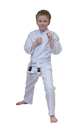 Budodrake Kinder-Karateanzug Funktion Mischgewebe für Einsteiger und Fortgeschrittene, Karate-Anzug Karategi für Kinder (170) von Budodrake