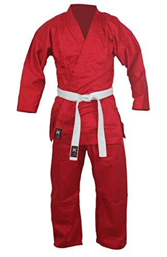 Budodrake Karateanzug rot, Mischgewebe (200) von Budodrake
